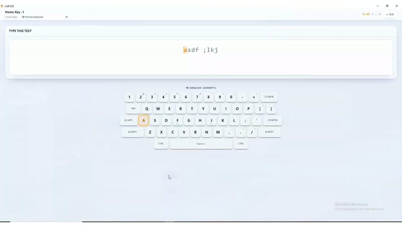 Keyboard Training